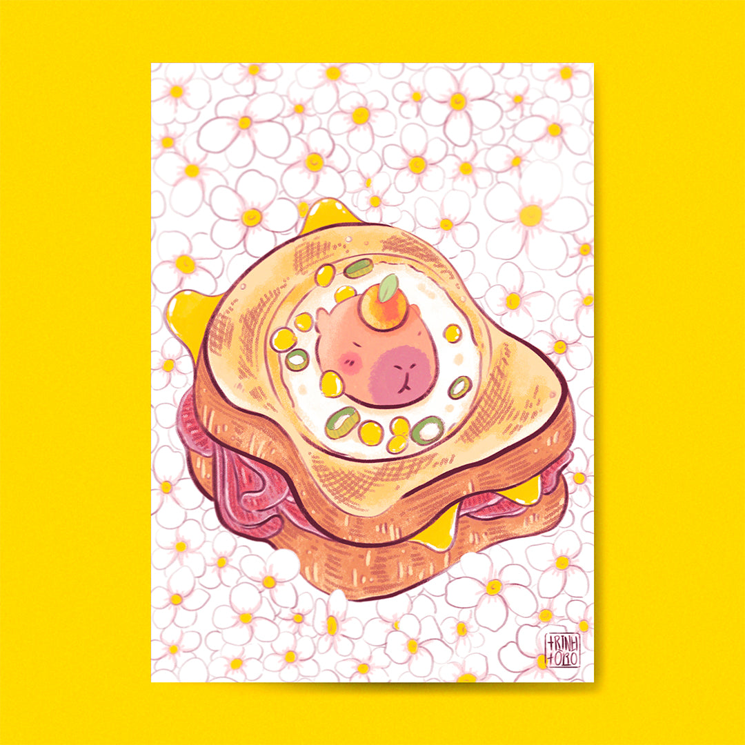 Capybara rueben sandwich