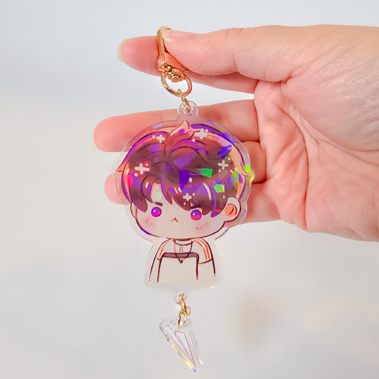 LADS Caleb + airplane keycharm