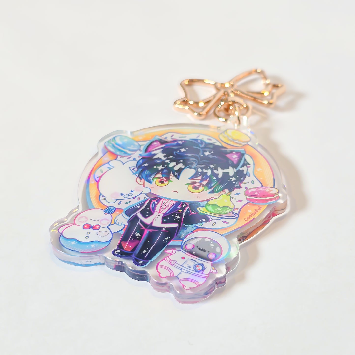 LADS Zayne and desserts keycharm