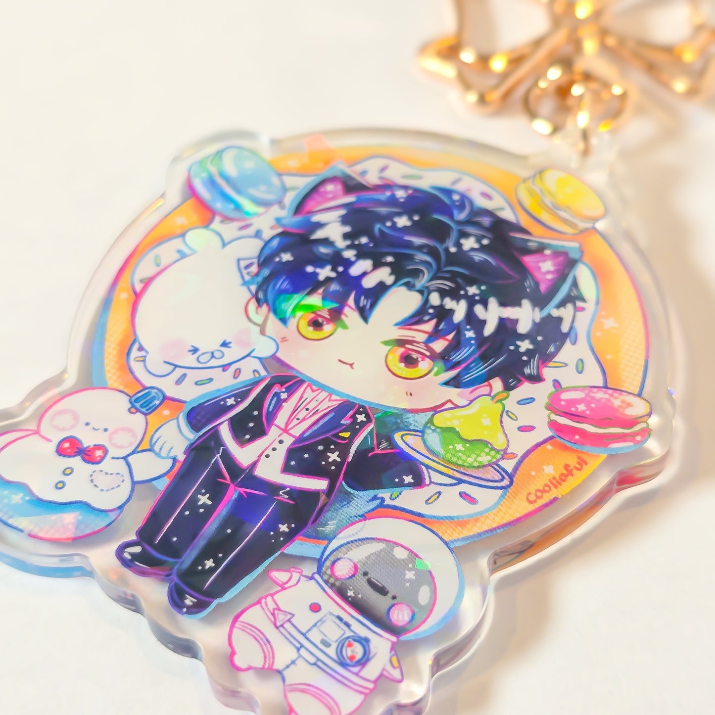 LADS Zayne and desserts keycharm